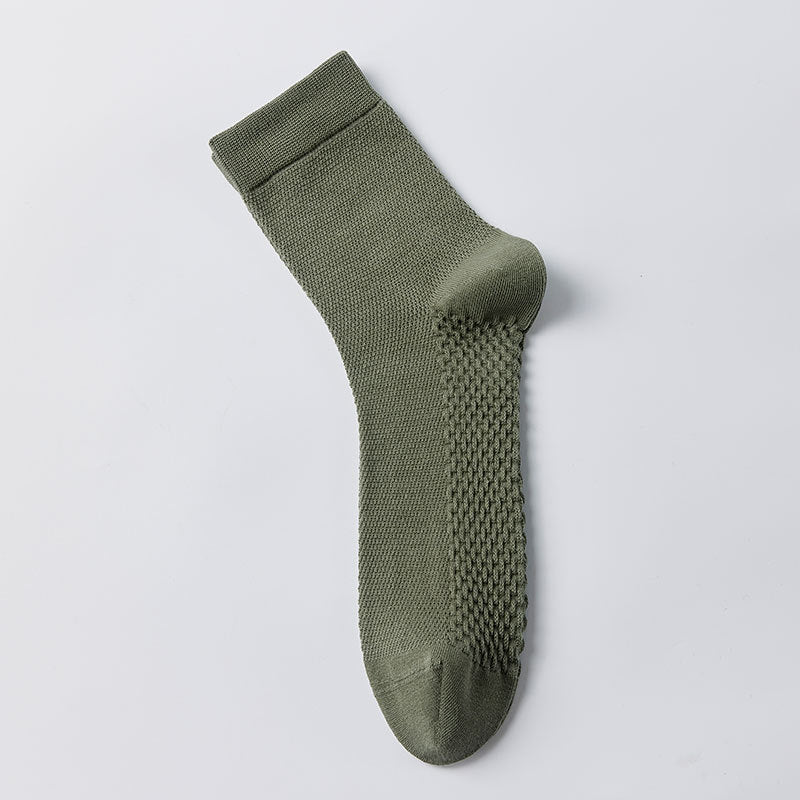 Spring-Autumn Summer Cotton Anti-Odor Men's Socks