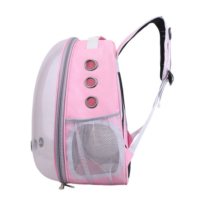 Pet shell transparent backpack