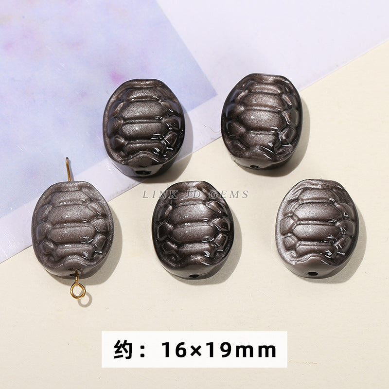 Wholesale of natural silver obsidian carving pendants