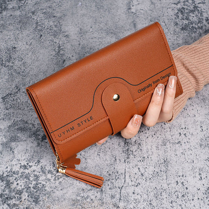 ins style, wallet, women's long style.