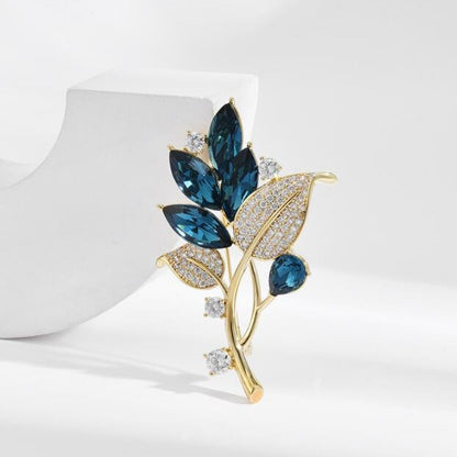 Elegant Orchid Brooch