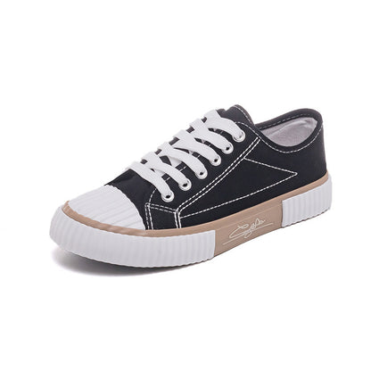 New Spring/Fall Lace-Up Canvas Shoes for Women