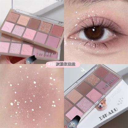 Paleta de sombras de ojos Stardust de 10 colores 