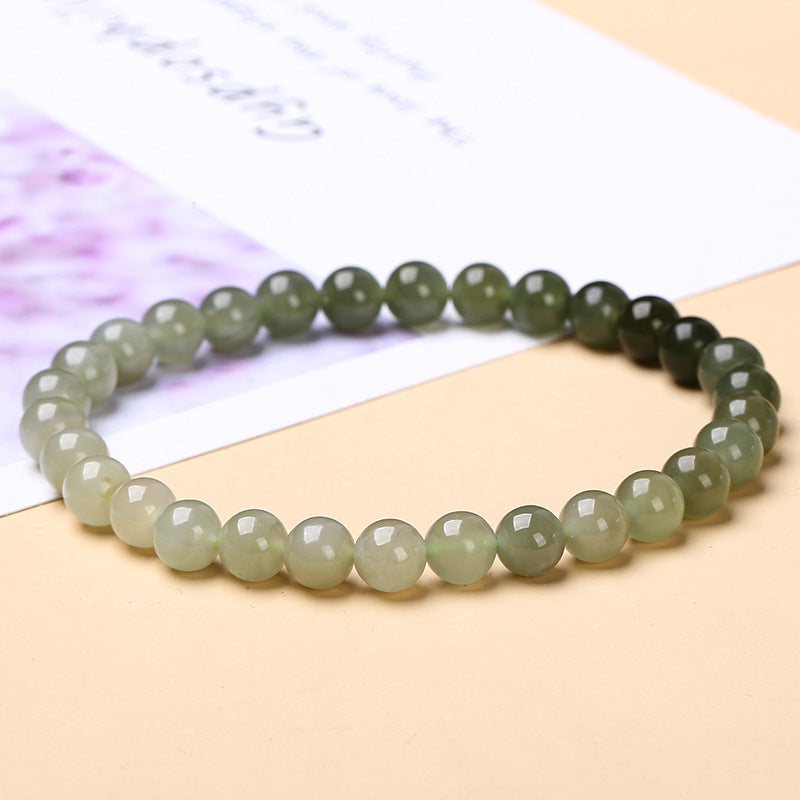 Pulsera de jade hetiano con cambio gradual natural 