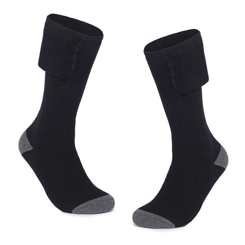 Electric Heating Socks Rechargeable Ski Warm Thick Heated