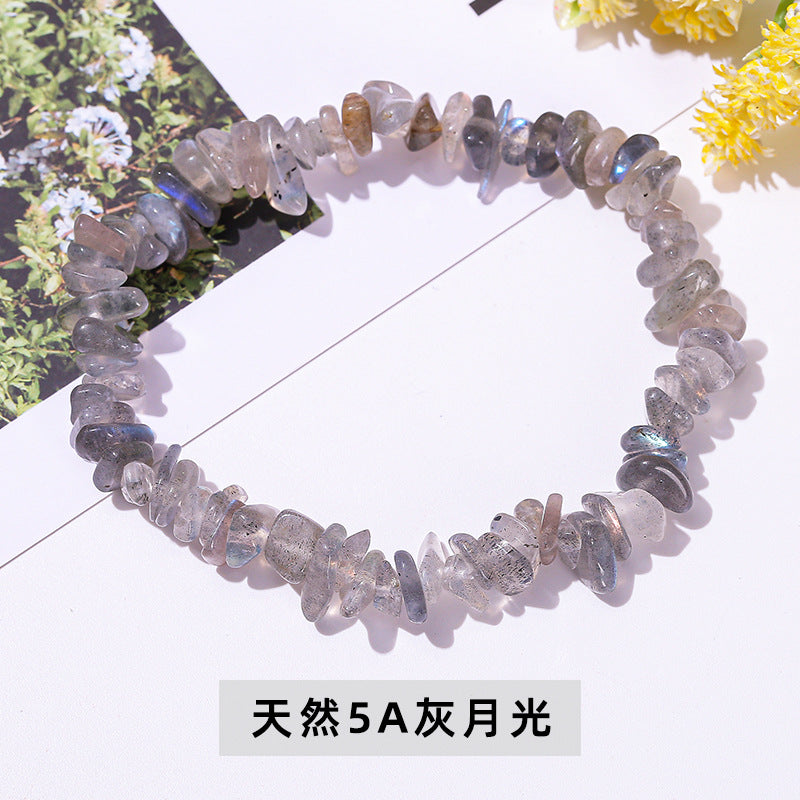 Colorful crystal gravel bracelet elastic