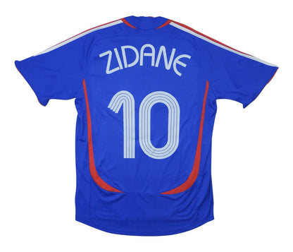 Camiseta retro de manga corta de Zidane Henry de Mbappé de Francia 82-06 