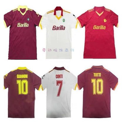 92-94 Roma Retro Waddle Falc?o Giannini Totti Home/Away Jersey