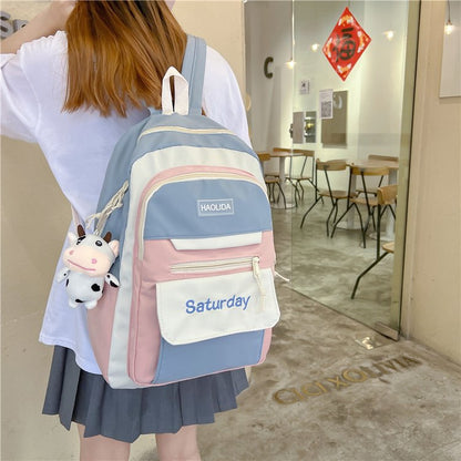 Cute backpack large capacity schoolbag