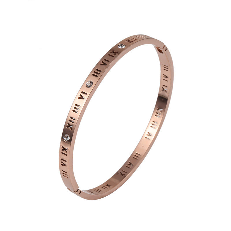 Roman numerals bracelet fashion