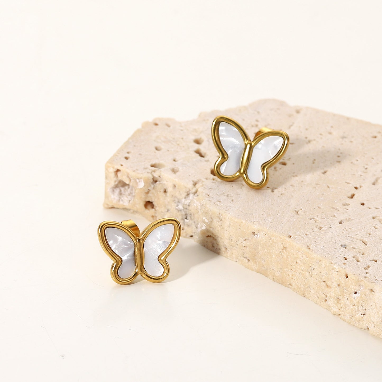 French butterfly earrings for women