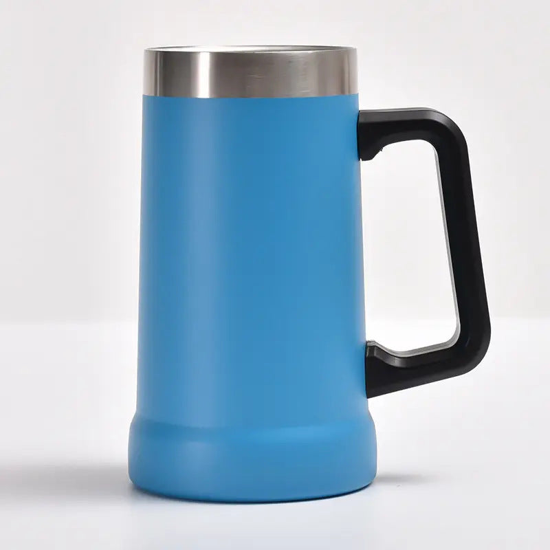 304 double layer vacuum laser logo mug