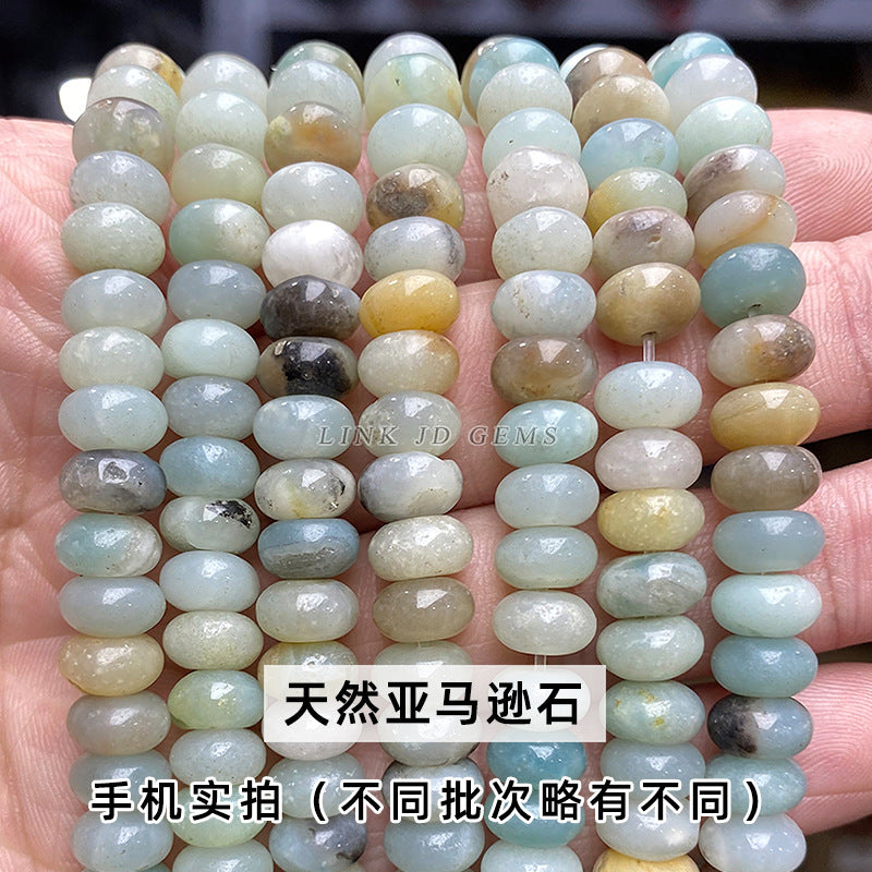 8 * 4Mm natural stone chalcedony abacus beads loose beads