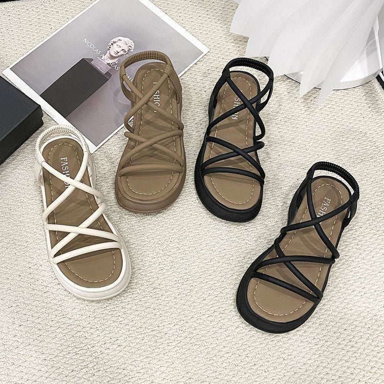 Platform-soled new sandals