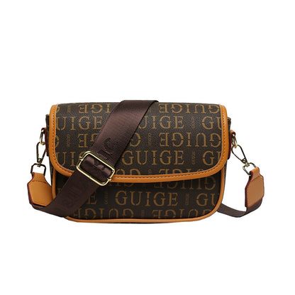 Premium retro letter women's bag