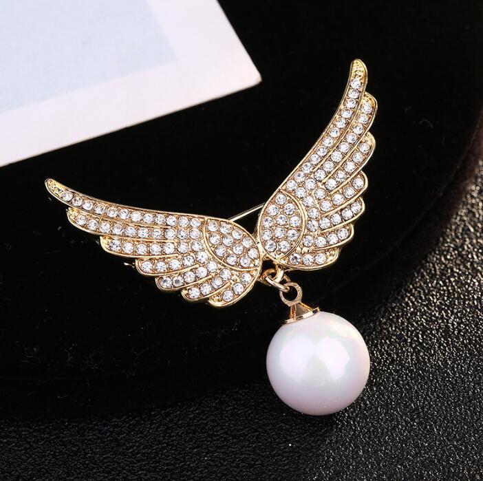 Angel Wings Wing Brooch