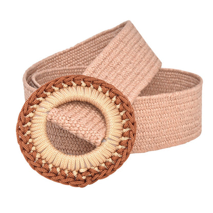 Woven Belt Women's Jeans