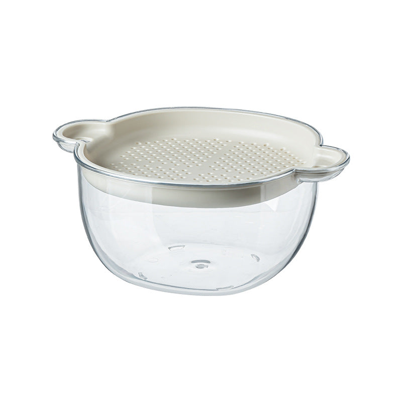 Double-Layer Plastic Draining Basket