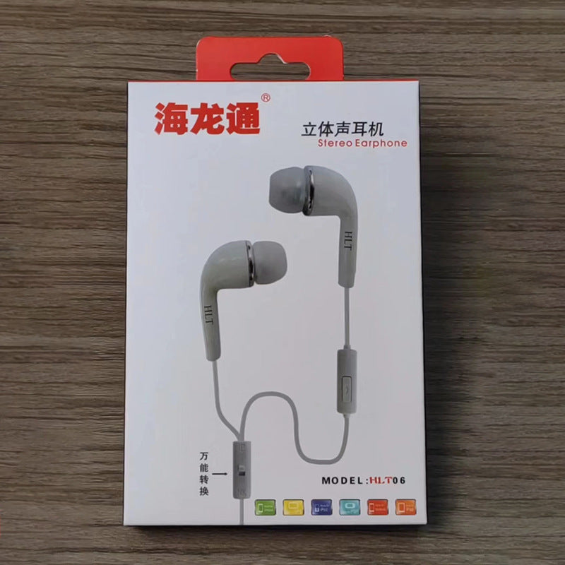 Auriculares con cable Android Apple Huawei Honor con micrófono Bass 