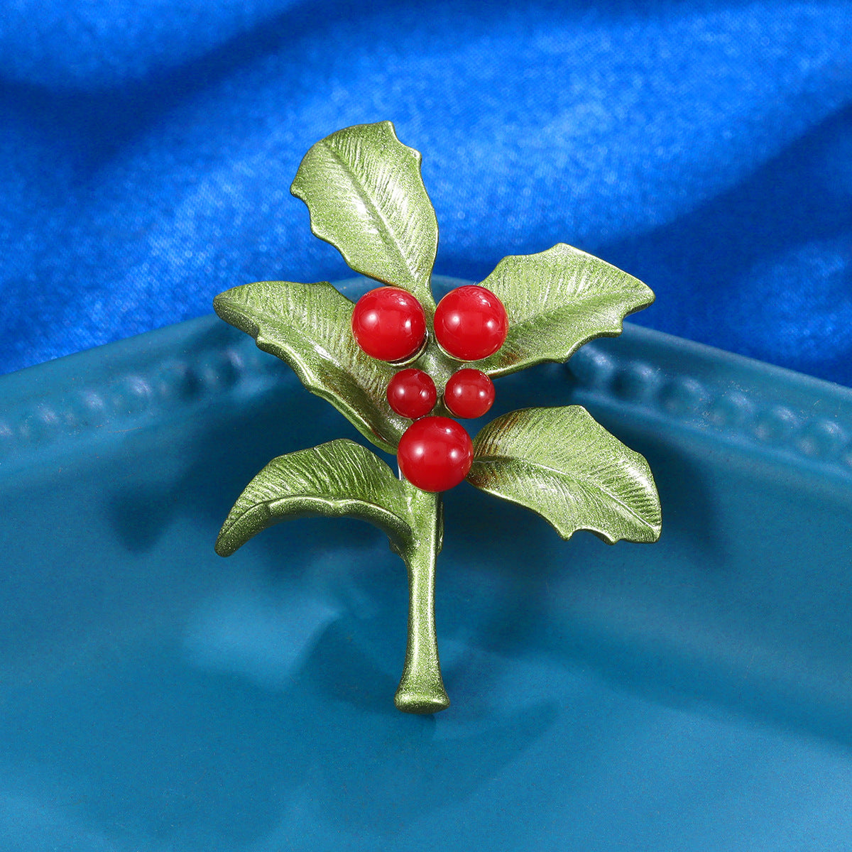 New Enamel Fruit Brooch