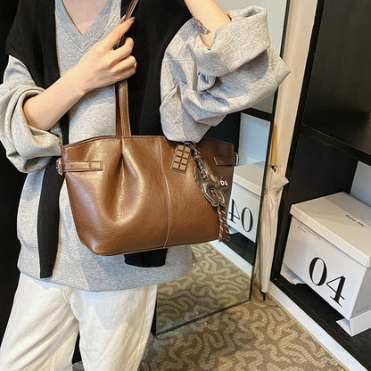 Autumn and winter new shoulder bag portable tote bag