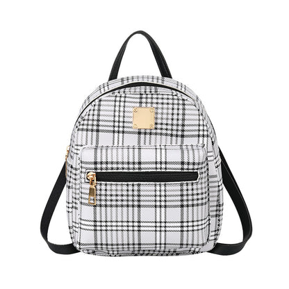 Plaid backpack