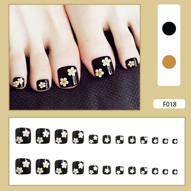 Detachable Fake Toe Nail Patches