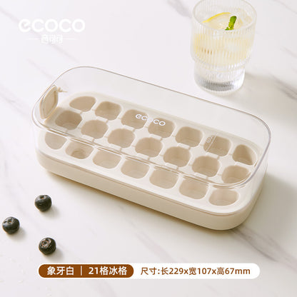 Press-and-Release Ice Cube Tray