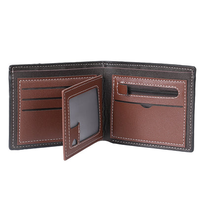 Men's short canvas wallet wholesale