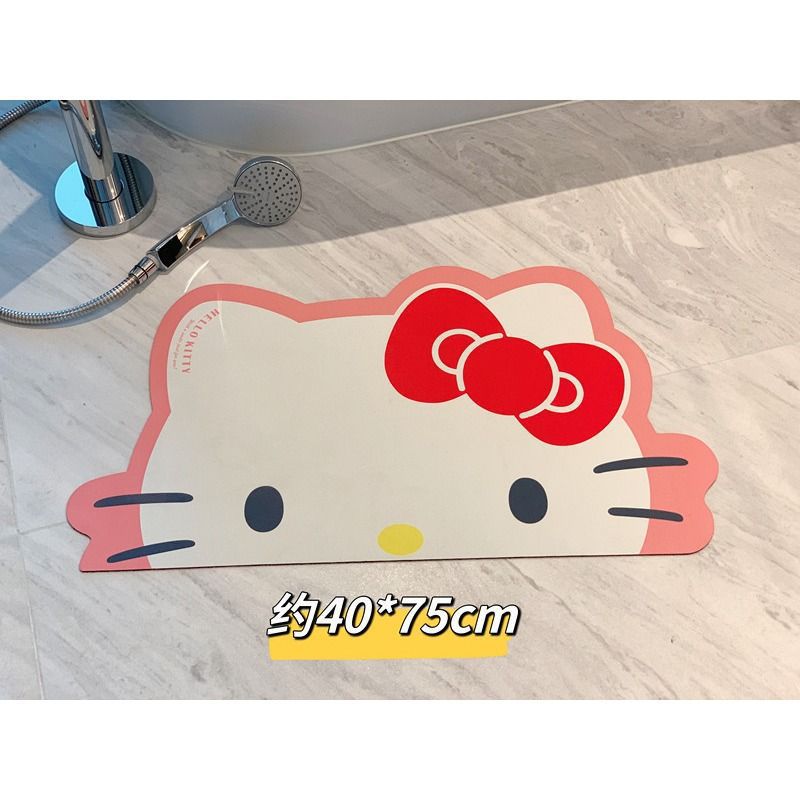 Cartoon Diatomaceous Earth Non-Slip Quick-Dry Floor Mat