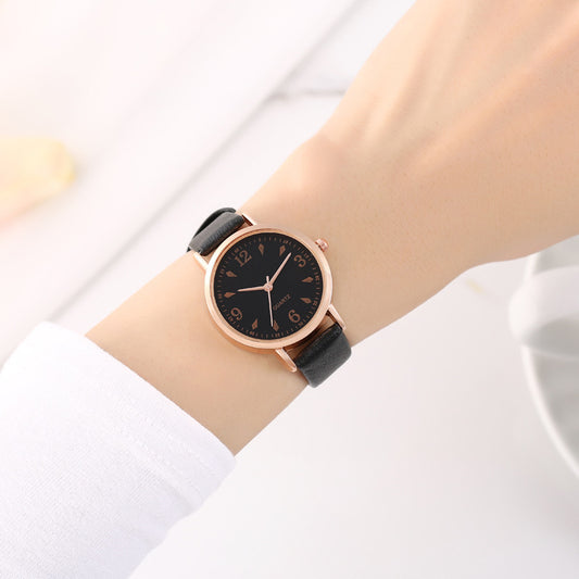 Simple belt watch women's model