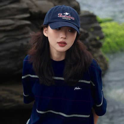 Gorra De Béisbol Con Letras Bordadas 