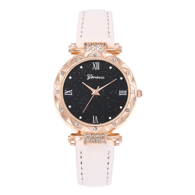 Diamond Roman Round Ladies Watch