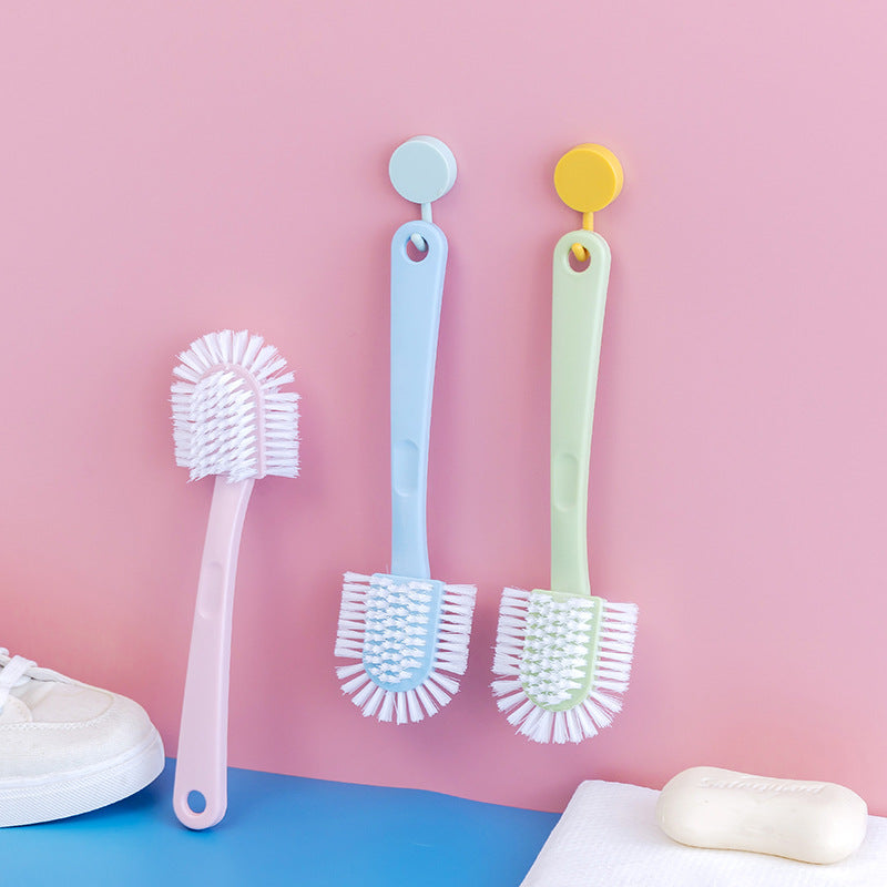 Multi-Purpose Soft Bristle Plastic Shoe Brush