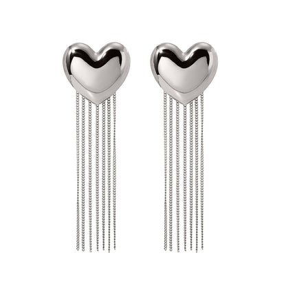 Tassel Heart Earrings