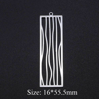 3 pcs/bag stainless steel fashion dancer pendant accessories