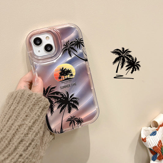 Apple 15 Pro Wave Summer Heat iPhone 12/11 Coconut Tree Shockproof