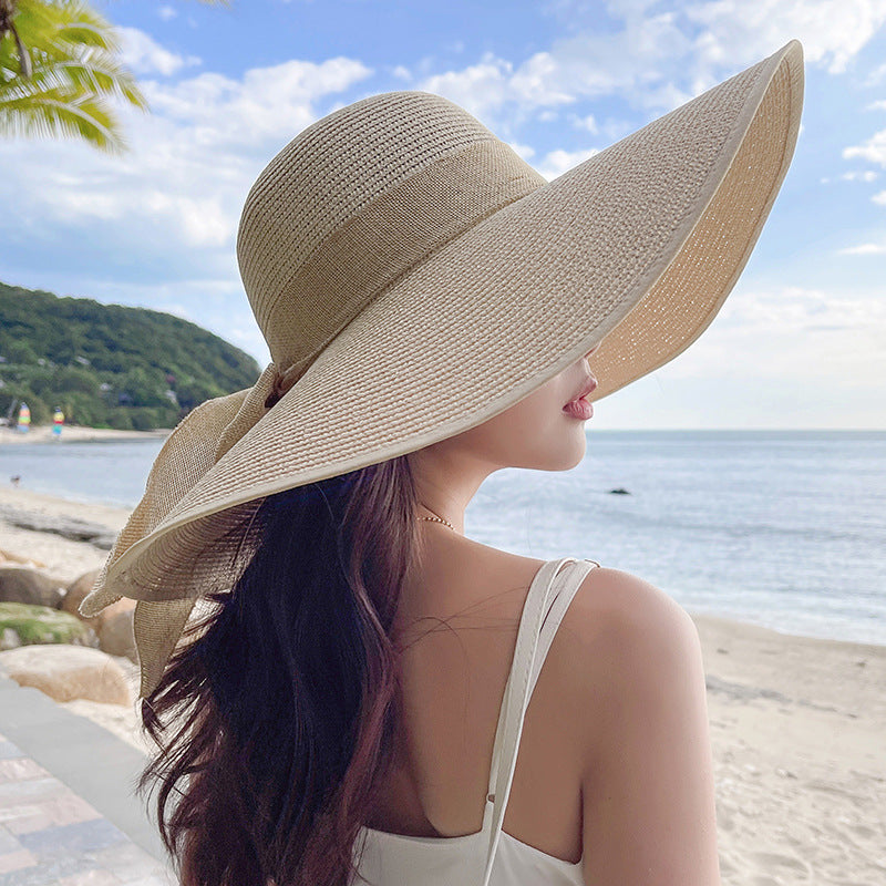 Summer Sunshade Large-Brim Straw Hat