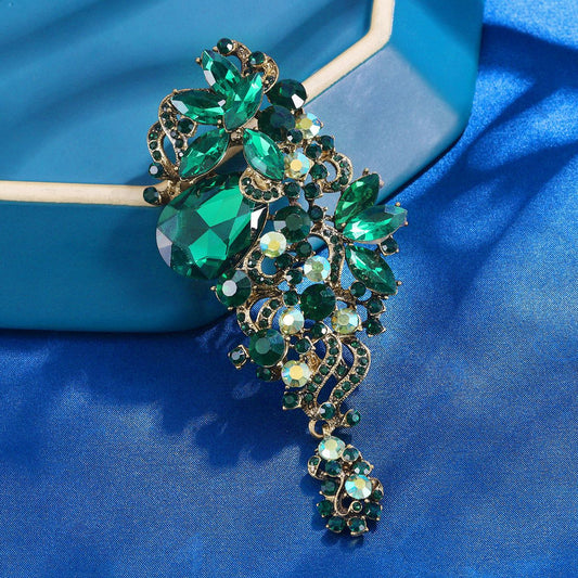 Crystal Versatile Pin Brooch