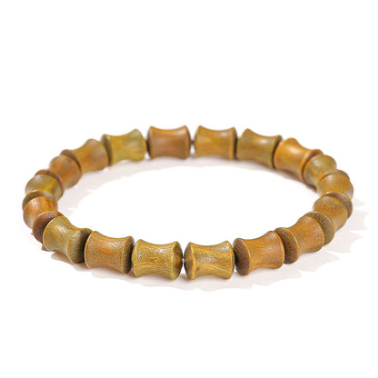 Green sandalwood bamboo bracelet