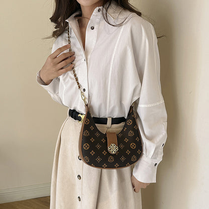 Retro Versatile Crescent Bag