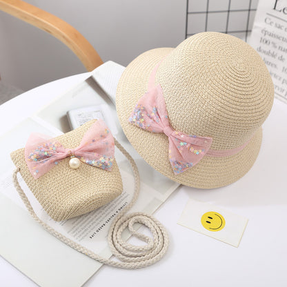 Kids Sun Hat Summer Cool Girls' Straw Princess Beach Baby UV