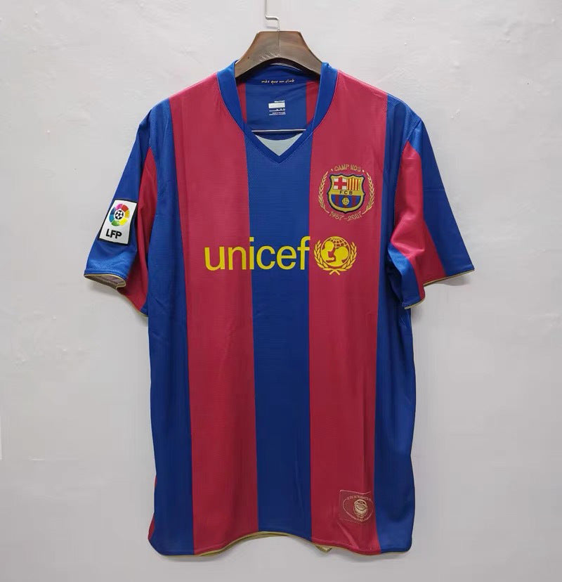 Barcelona Classic 10 Messi Rivaldo Puyol Figo Neymar Long Short Sleeve