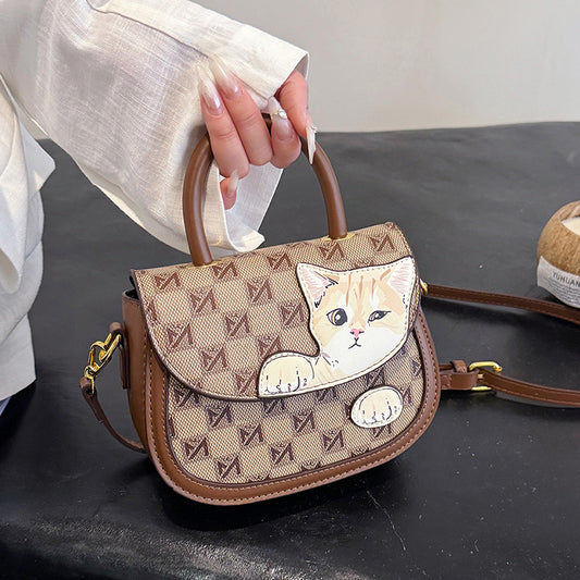 Cartoon cat handbag