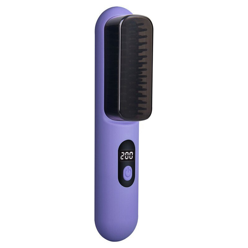 Rechargeable straight hair comb portable