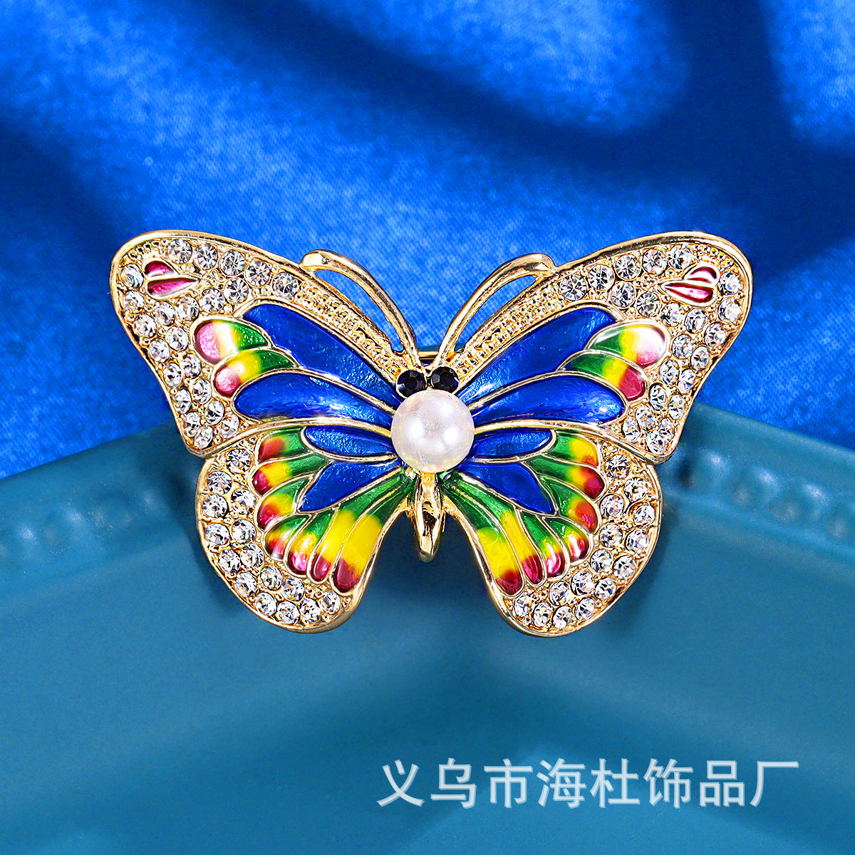 Butterfly brooch enamel craft