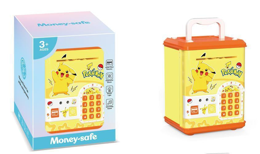 StellaLou Money Bank, Children's Storage Savings Box with Password for Boys and Girls