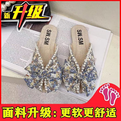 Butterfly Pearl Slippers