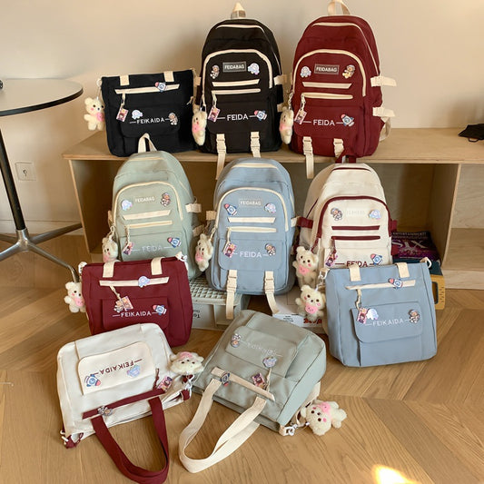 Schoolbag, cute backpack for girls ins style