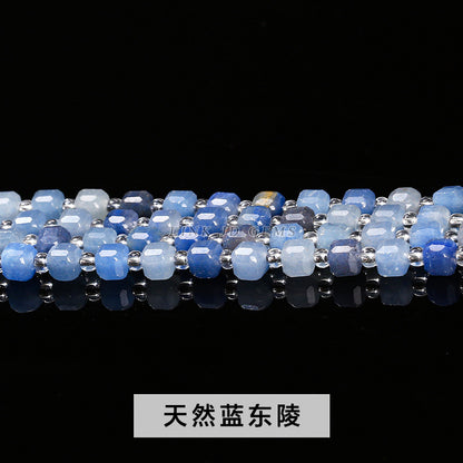 6/8Mm crystal agate jade cube loose beads